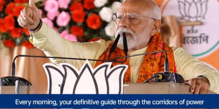 Today in politics: Prime Minister Modi holds a roadshow in Varanasi; and speculation surrounds the voter turnout for Phase 4 of elections.