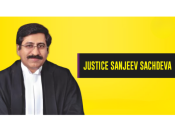 Justice Sanjeev Sachdeva Appointed Acting Chief Justice of Madhya Pradesh High Court