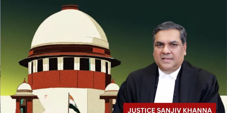 President issues notification appointing Justice Sanjiv Khanna as the next Chief Justice of India.